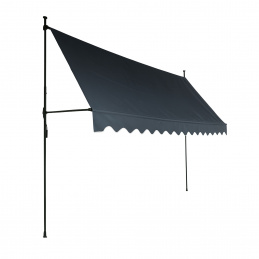 Aga Teleskopische Markise 300x120 cm Grau