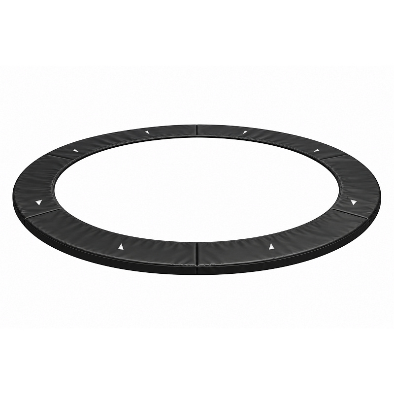 Aga Federabdeckung für Trampolin mit Innennetz und Öffnungen 366 cm Schwarz