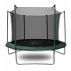 Aga SPORT FIT Trampolin 180 cm 6 ft Dunkelgrün + inneres Schutznetz