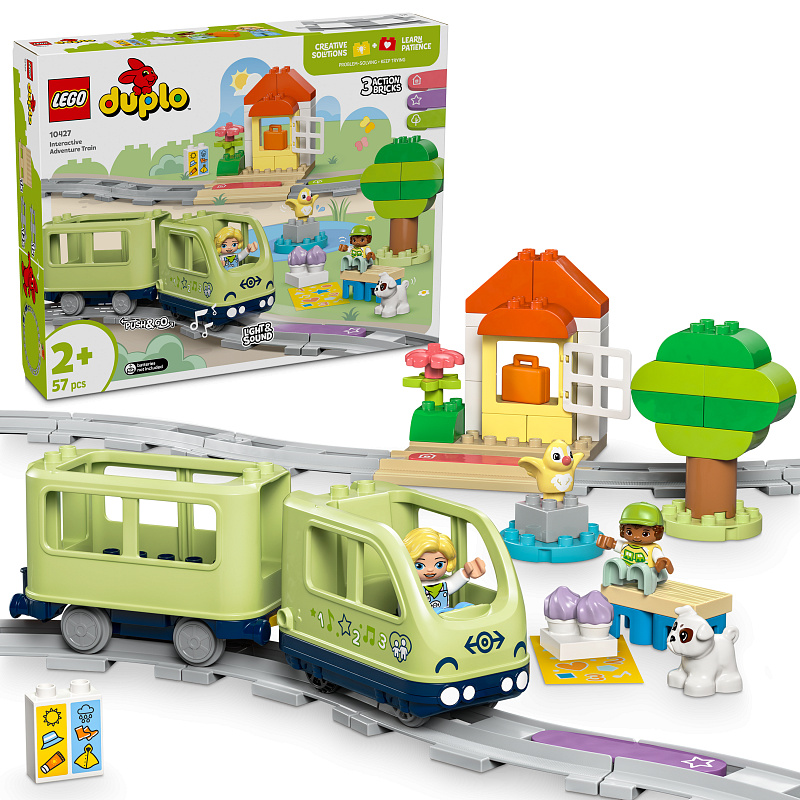 LEGO® DUPLO Town 10427 Interaktive Abenteuer-Eisenbahn