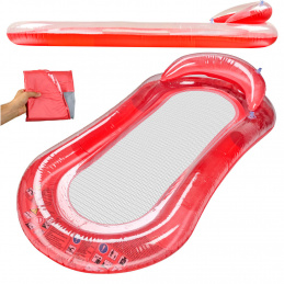 BESTWAY 43103 nafukovací matrace do bazénu se síťkou červená