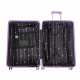 Aga Travel Kofferset 2-teilig MR4673 – Trolley Koffer 66L & 93L in Gelb/Violett – Hartschale ABS+PC mit TSA-Schloss & 360° Rollen, leicht & robust