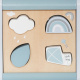 Aga4Kids Holz Motorikwürfel MR6153 Blau