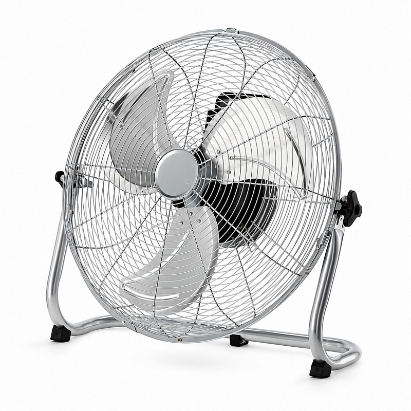 Aga Bodenventilator 50 cm Silber