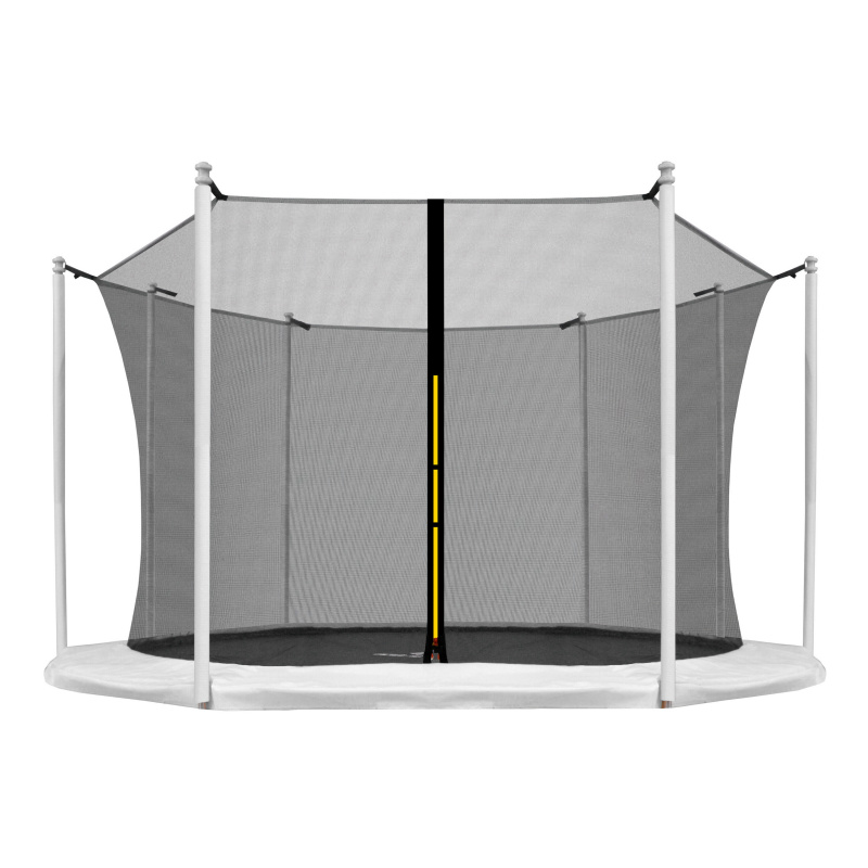 Aga Sicherheitsnetz für Trampolin mit  Innennetz 305 cm für 8 Stangen Schwarz