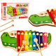 Aga Bunte Holz Xylophon für Kinder Krokodil