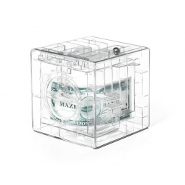 Aga Wallet Labyrinth-Puzzle transparent 10cm