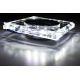 BERGE Pendelleuchte Deckenstrahler Deckenleuchte BRG71020 - GU10 - quadratisch + LED-Streifen 3W kaltweiß