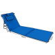 Strandmatte mit verstellbarer Rückenlehne + Kissen