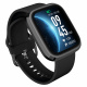 Garett GRC STYLE Smartwatch Schwarz mit schwarzem Silikonarmband