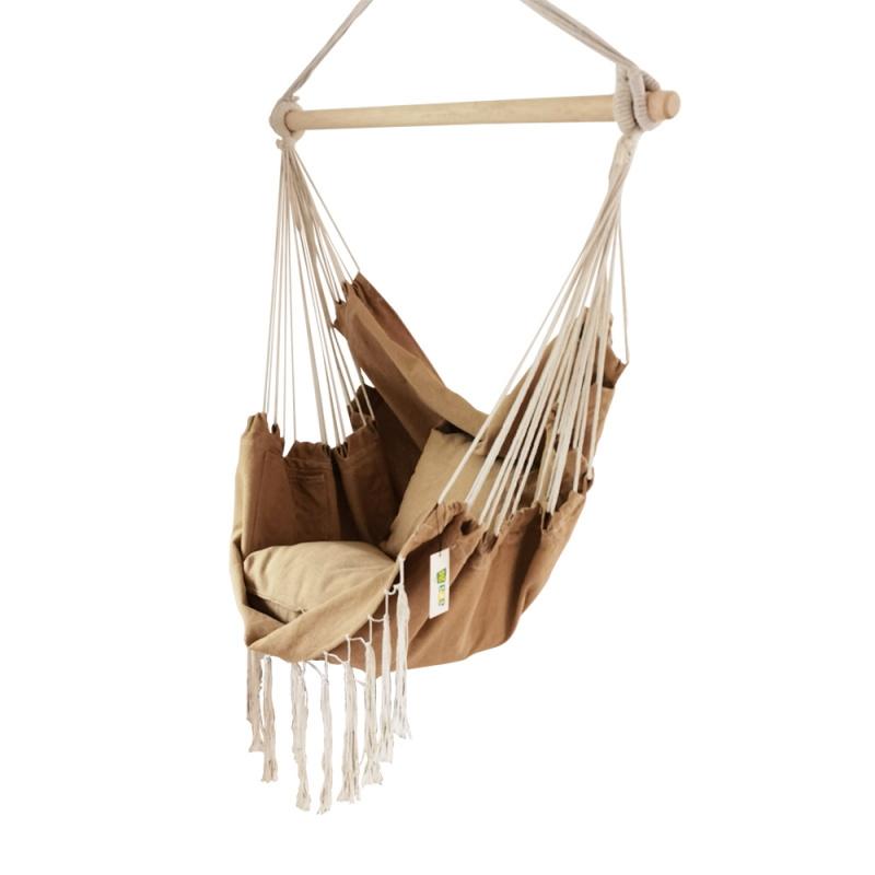 Aga Hängesessel,Hängeschaukel Hellbraun