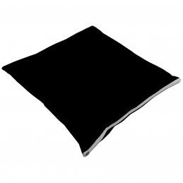 Aga Kopfkissen,Deko-Kissen  40x40 cm Schwarz