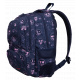 St.RIGHT Schulrucksack Emoji mit vier Kammer