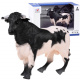 Figur Schwarz-weißes Bull-Tier vom Bauernhof ZA4473