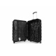Aga Travel Kofferset, Reisekofferset MR4650 Schwarz, Hartschalenkoffer, Doppeltragegriff mit Zahlenschloss, Trolley Reisekoffer 3tgl 4 Rollen Reisekoffer