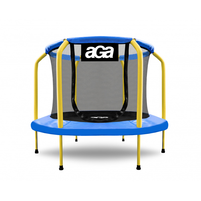 Aga Kindertrampolin 150 cm Blau/Gelb