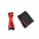 Aga Ultraleichter Campingstuhl DS714 Rot faltbar – Kompakt, stabil & atmungsaktiv, für Outdoor, Festival, Wandern & Angeln, Traglast bis 100 kg