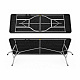 Aga Garten Klapptisch 240x74x74 cm Schwarz