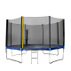 Linder Exclusiv Trampolin XXL 427 cm 14 ft + Schutznetz + Leiter + Abdeckung