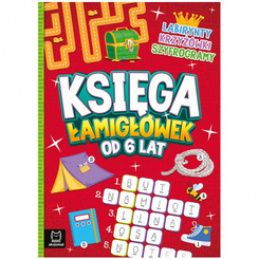 Aksjomat Księga łamigłówek - labirynty, krzyżówki, szyfrogramy 6+ KS1075 uniwersalny