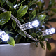 Linder Exclusiv Batteriebetriebene Lichterkette Weihnachstkette 30 LED Kaltweiß
