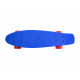 Spartan Pennyboard Blau, 60kg Belastbar, Pennyboard, Longboard, Skateboard