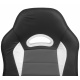 Aga Spielstuhl,Bürostuhl,Drehbarer Spielstuhl, Gamingstuhl, Racing Schreibtischstuhl, Chefsessel Schwarz - Grau