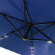 Aga LED Sonnenschirm 300 cm Dunkelblau