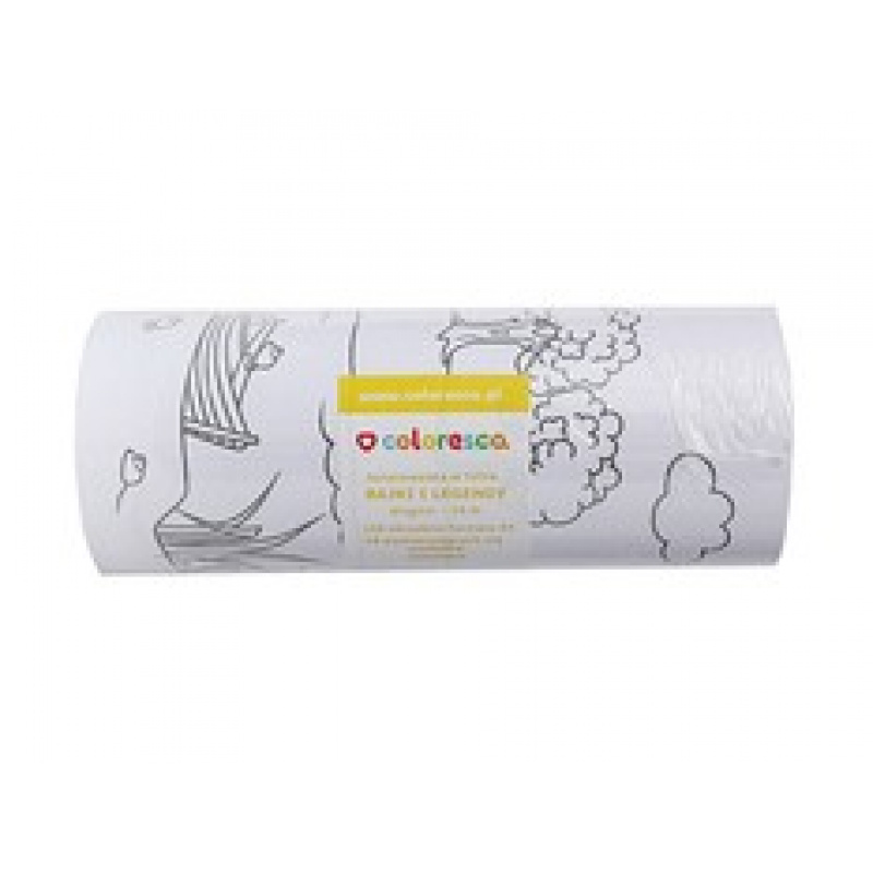 Kolorowanka w rolce Bajki i legendy 30m 3+ COLORESCA uniwersalny