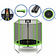 Aga SPORT TOP Trampolin, 180 cm 6 ft Hellgrün, Kindertrampolin, Gartentrampolin mit Sicherheitsnetz  + Schutznetz