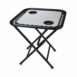 Aga Campingtisch MR50TB – Klapptisch 50x50x50 cm mit 2 Getränkehaltern – faltbar, stabil & wetterfest – kompakt für Camping & Reisen