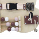 Aga4Kids Motorikboard aus Holz, Interaktives Holzspielzeug für Kleinkinder, 13in1 Activity Board, Sensorik Aktivitätsbrett, Motorikspielzeug, Montessori Spielzeug