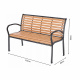 Aga Gartenbank 125x60x80 cm Braun