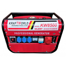 KraftWorld Notstromaggregat, Stromerzeuger 2000Watt 3x230V 1x400V 4-Takt, Stromgenerator, Benzin Stromaggregat, Benzin Aggregat KraftWorld Notstromaggregat, Stromerzeuger 2000Watt 3x230V 1x400V 4-Takt, Stromgenerator, Benzin Stromaggregat, Benzin Aggregat