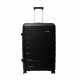 Aga Travel Kofferset 3-teilig MR4675 – Polypropylen Hartschalenkoffer, TSA-Schloss, 360° Doppelrollen, Teleskopgriff, leicht & robust, Handgepäck 33/63/93L, Schwarz