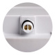 Schwarze LED-Deckenleuchte TOR-152C - IP65 LED-Deckenstrahler LED-Deckenlampe - 15W - neutralweiß