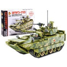 Klocki techniczne zbuduj Czołg ZBD-05 1285e ZA3441 uniwersalny
