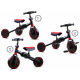TINY BIKE Dreirad/Roller 3in1 SP0663 Schwarz/Rot