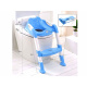 Kindertoilettensitz Trittstufen ZA4348 Weiss/Blau