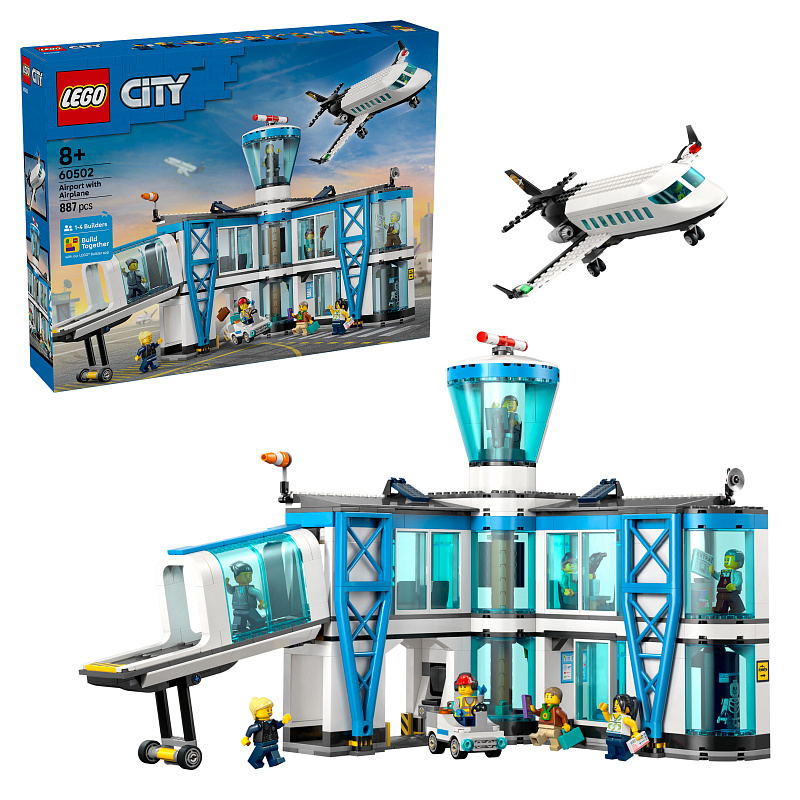 LEGO® City 60502 Flughafen mit Flugzeug
