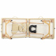 Habys Holz-Massageliege Beige