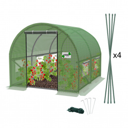 Aga Garten Folientunnel TUN5576 3,5x2x2 m