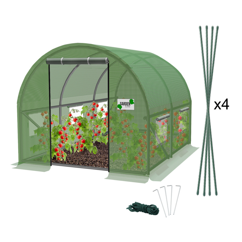 Aga Garten Folientunnel TUN5576 3,5x2x2 m