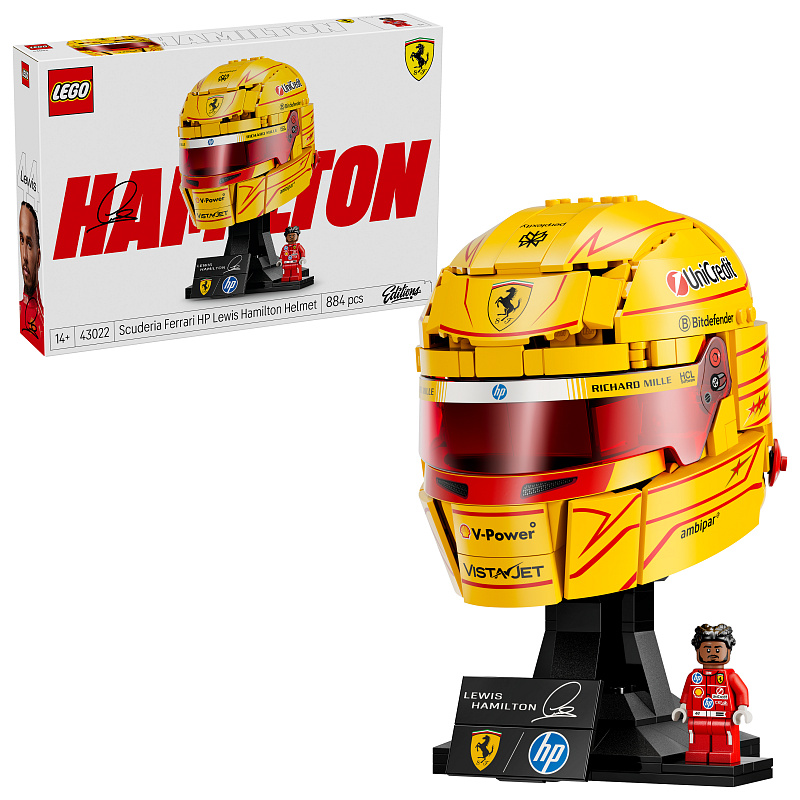 LEGO® Editions Formula 1 43022 Scuderia Ferrari HP Lewis Hamilton Helm
