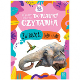 Aksjomat Wyrazy i zdania do nauki czytania. Zwierzęta duże i małe KS1174 uniwersalny