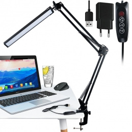 K711T LAMPKA KREŚLARKSA  BIURKOWA LED     UCHWYT REGULACJA