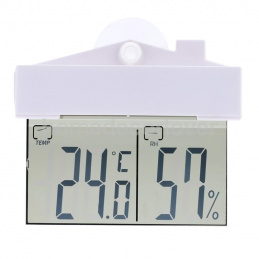 Q91 TERMOMETR STACJA POGODY NA SZYBĘ