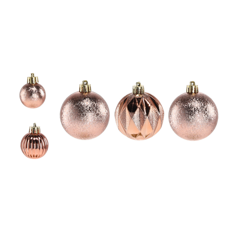 Aga Weihnachtskugeln MIX 3/6cm 44 Stück Rosa