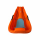 Aga Kinder Schlitten DS496 Orange, Hochwertige Kinderschlitten aus Kunststoff, stabile und schöne Schlitten für Kinder