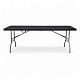 Aga Garten Klapptisch 240x74x74 cm Schwarz